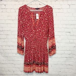 American Eagle floral long sleeve Dress